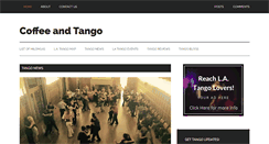 Desktop Screenshot of coffeeandtango.com