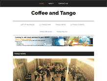 Tablet Screenshot of coffeeandtango.com